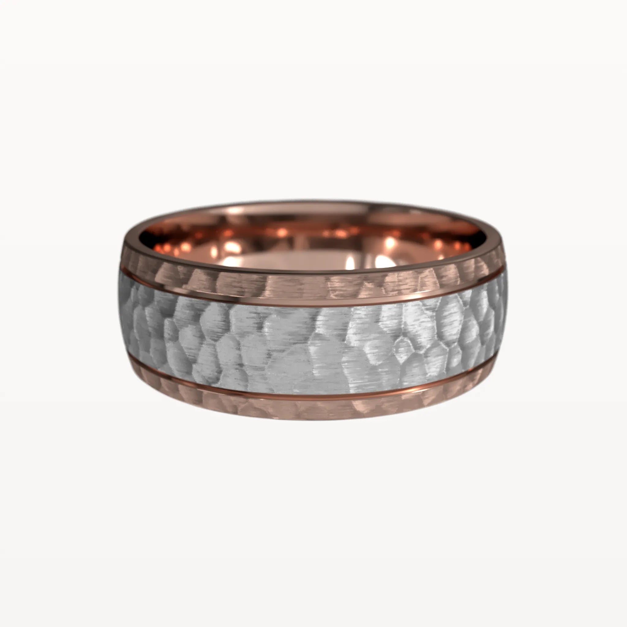 Hammered Hand-Carved Dual Chanel Band