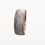 Hammered Hand-Carved Dual Chanel Band