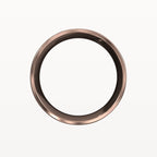 Hammered Hand-Carved Dual Chanel Band