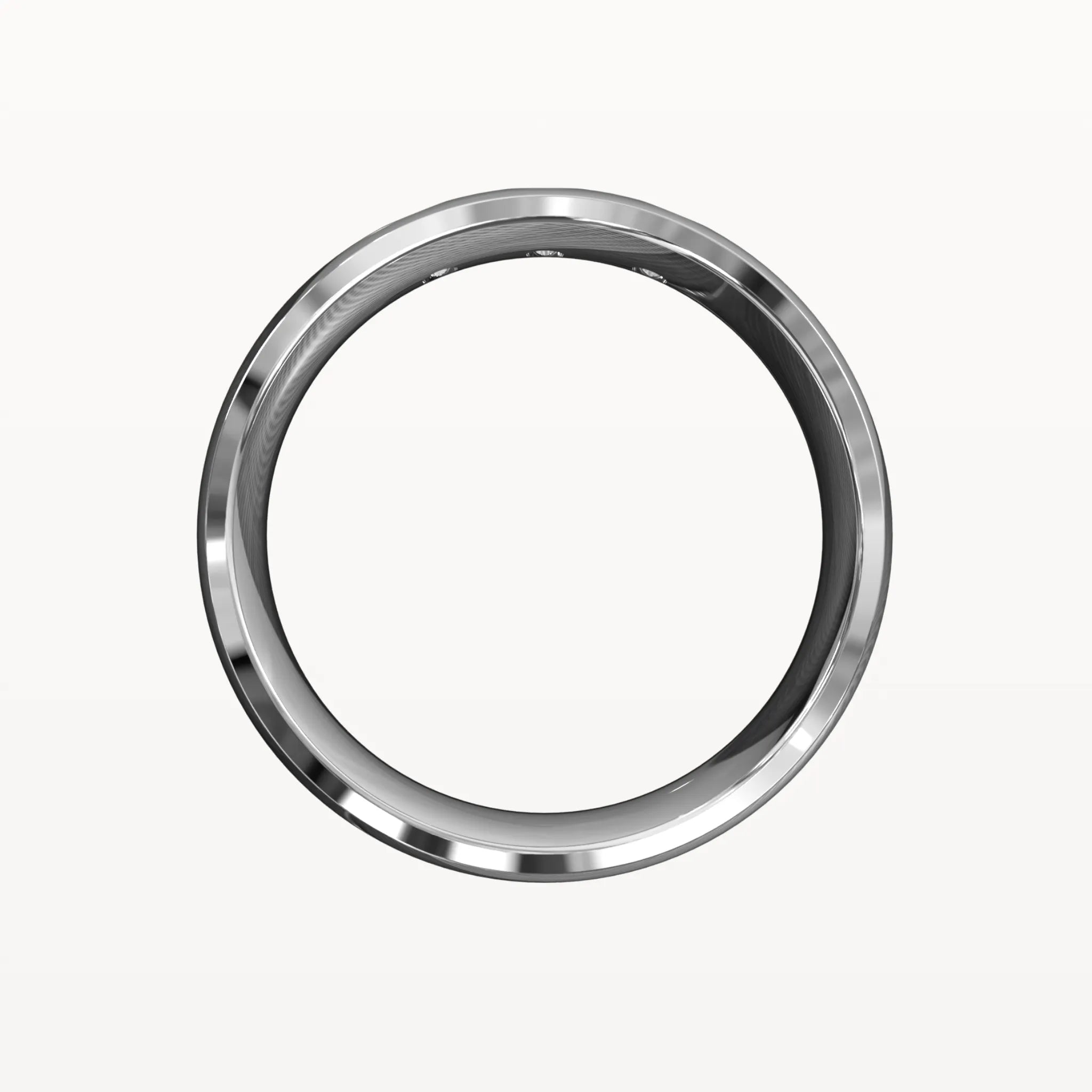 Half Round Trio Flush Set Diamond Band - Eden & Co