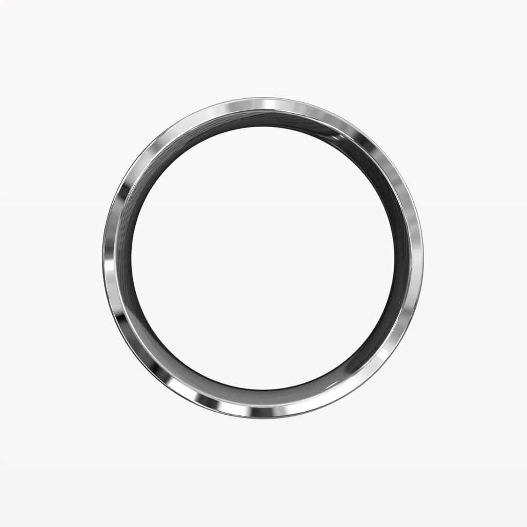 Dual Channel Milgrain Rope Patterned Band