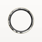 Matte Hammered Polished Edge Band - Eden & Co