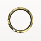 Three Diamond Brushed Channel Ring - Eden & Co