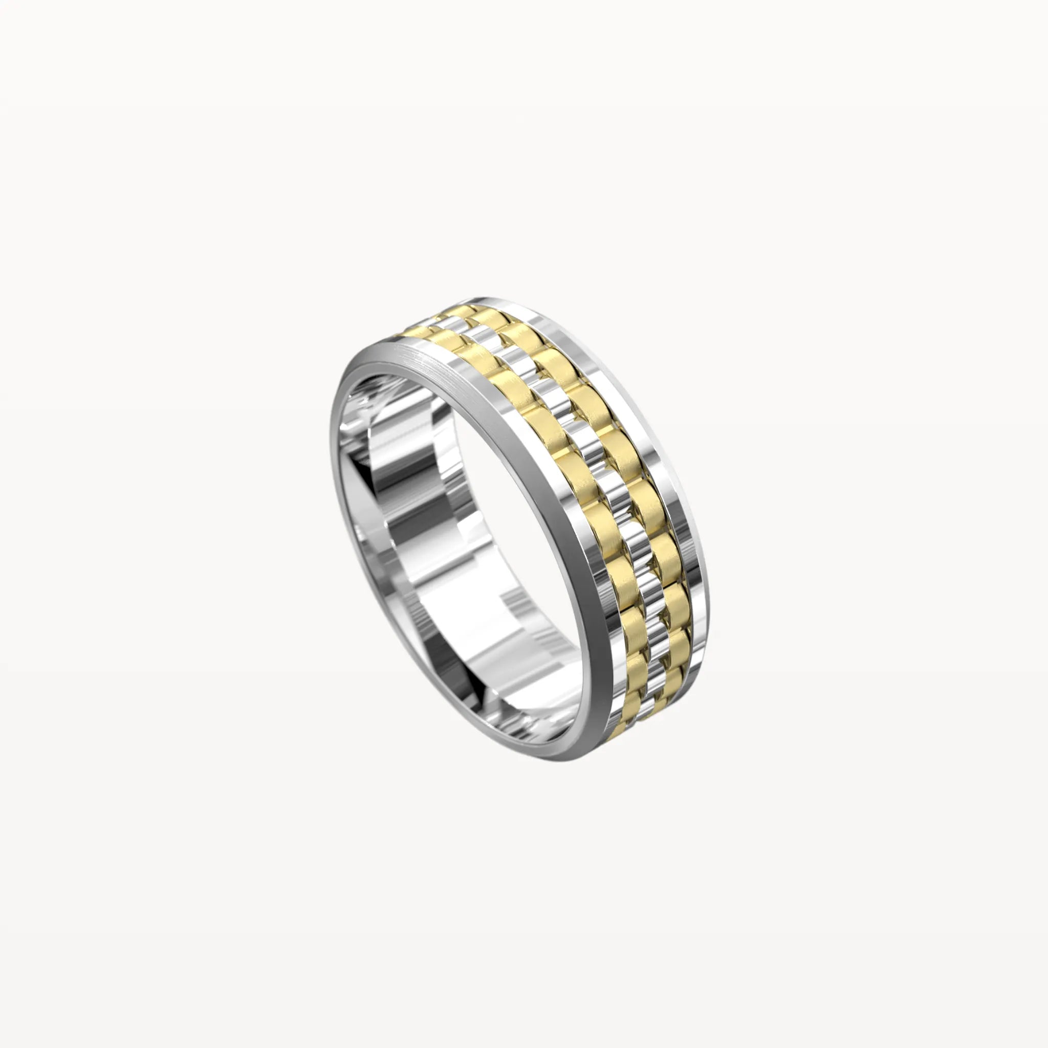 Hand-Carved Watch Link Band