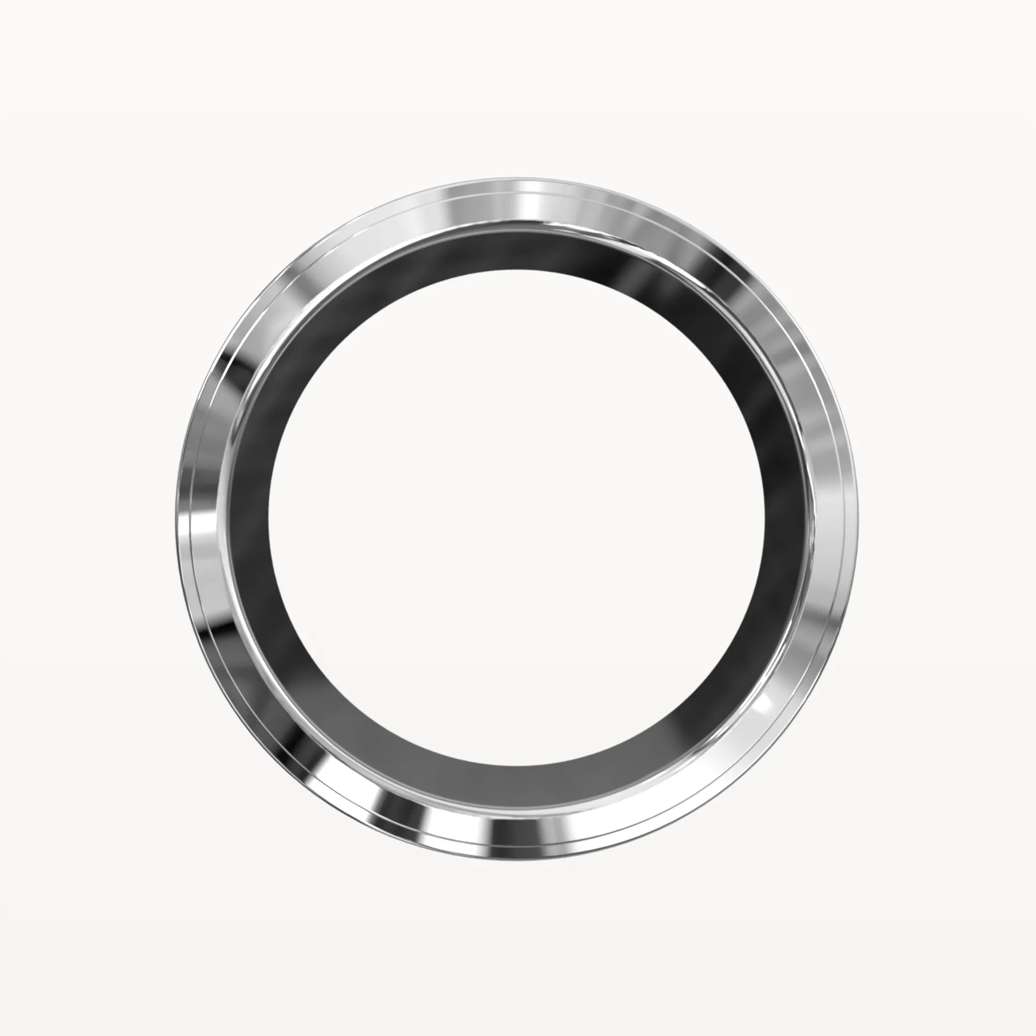 Three Tier Brushed Diamond Band - Eden & Co