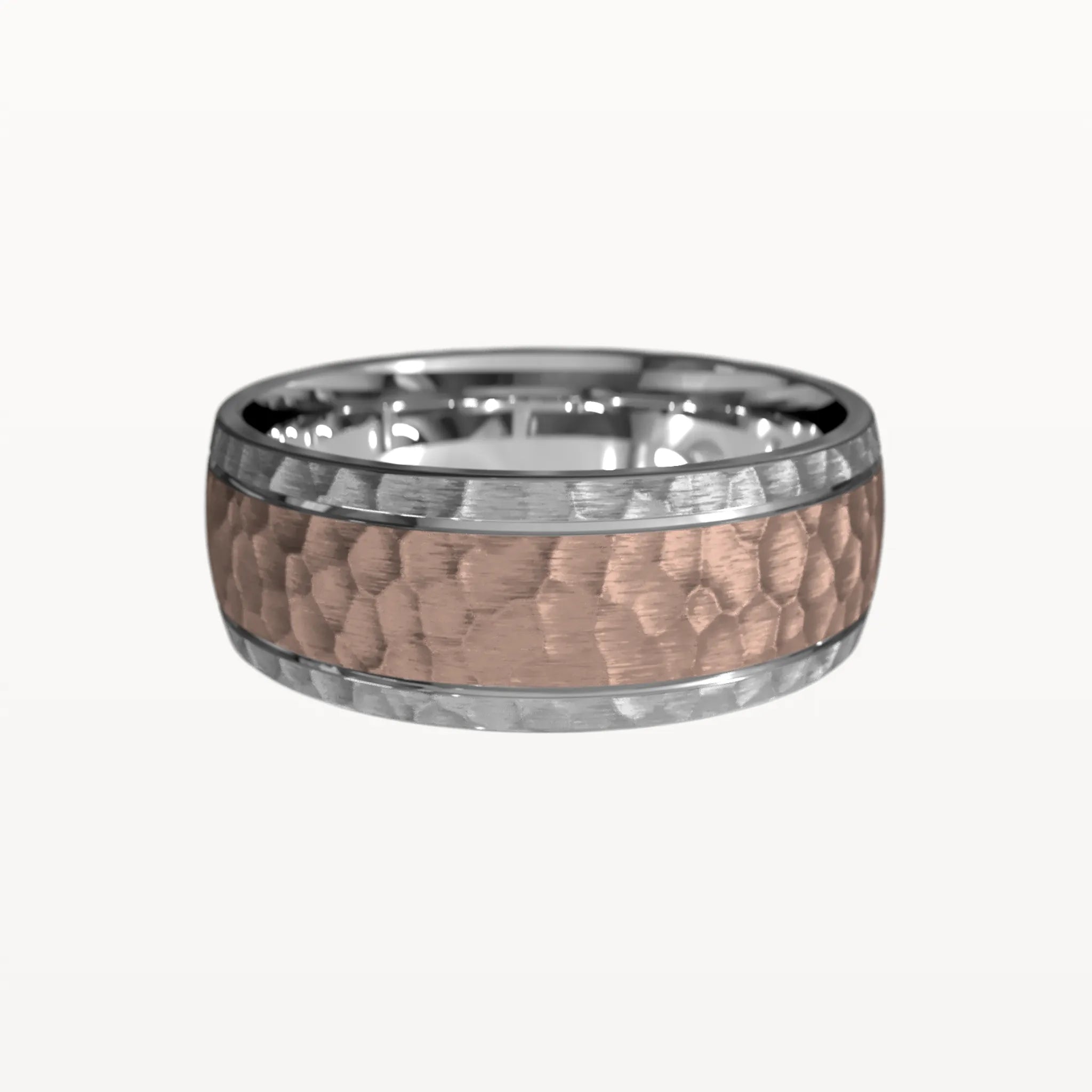 Hammered Hand-Carved Dual Chanel Band