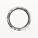 Classic Brushed Flat Band with Polished Edges - Eden & Co