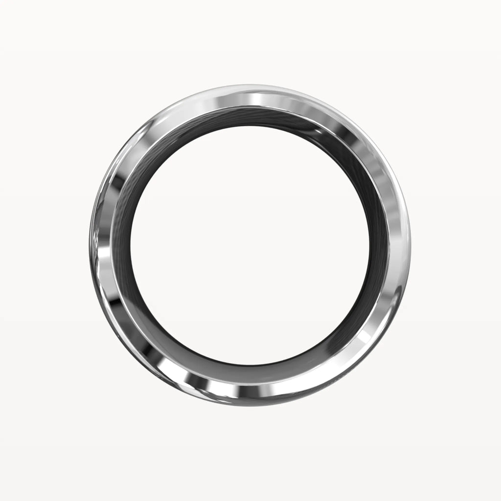 Geometric Square-Set Diamond Band
