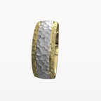Hammered Hand-Carved Dual Chanel Band