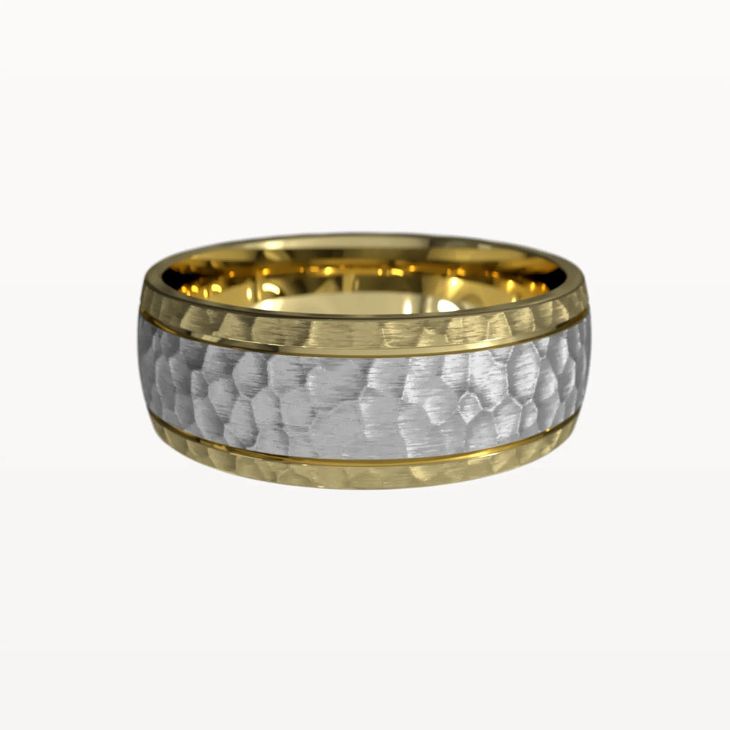 Hammered Hand-Carved Dual Chanel Band