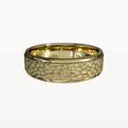 Matte Hammered Polished Edge Band - Eden & Co