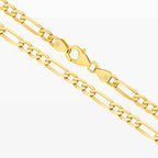 Flat Diamond Cut Figaro