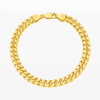 Italian Diamond Cut Curb Bracelet