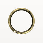 Matte Hammered Polished Edge Band - Eden & Co
