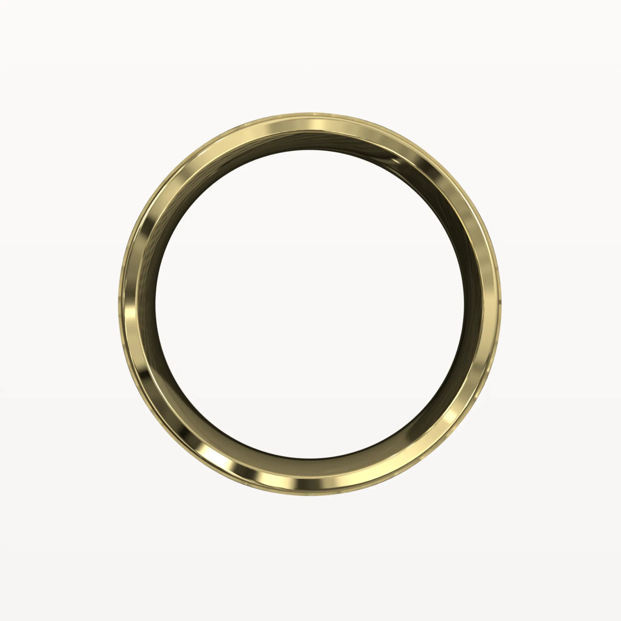 Matte Hammered Polished Edge Band - Eden & Co