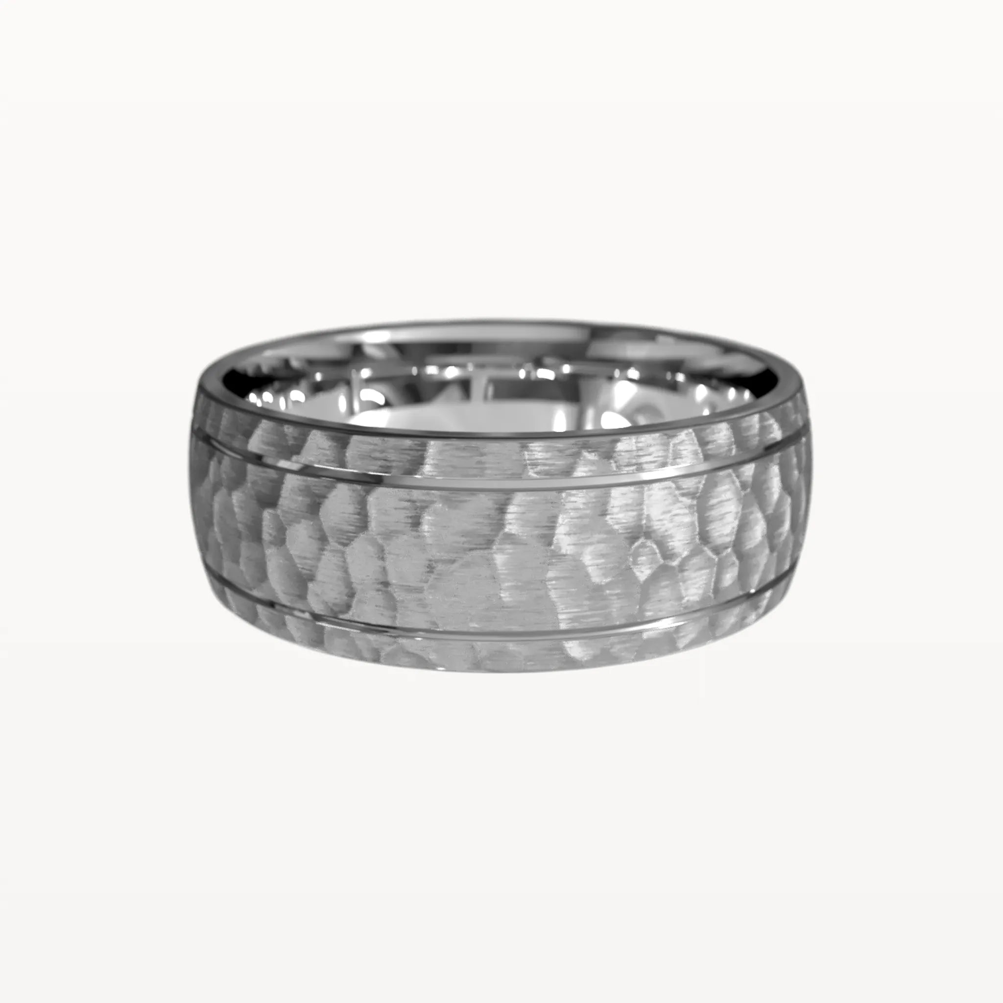 Hammered Hand-Carved Dual Chanel Band