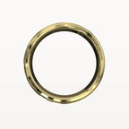 Classic Brushed Flat Band with Polished Edges - Eden & Co
