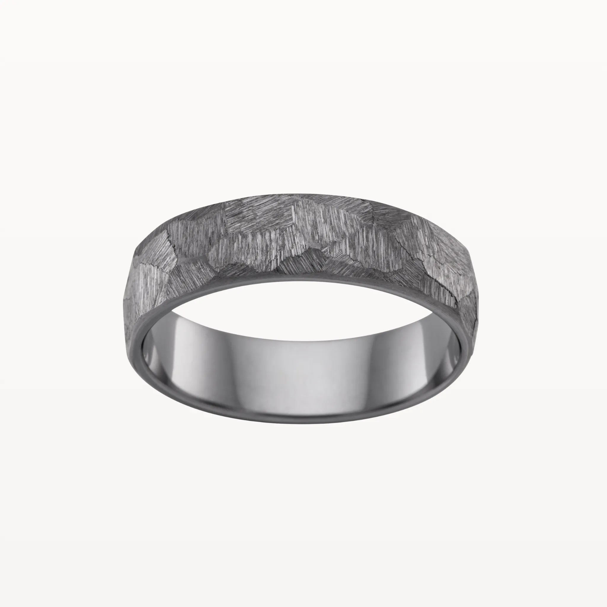 Tantalum Hexagonal Hammered Band