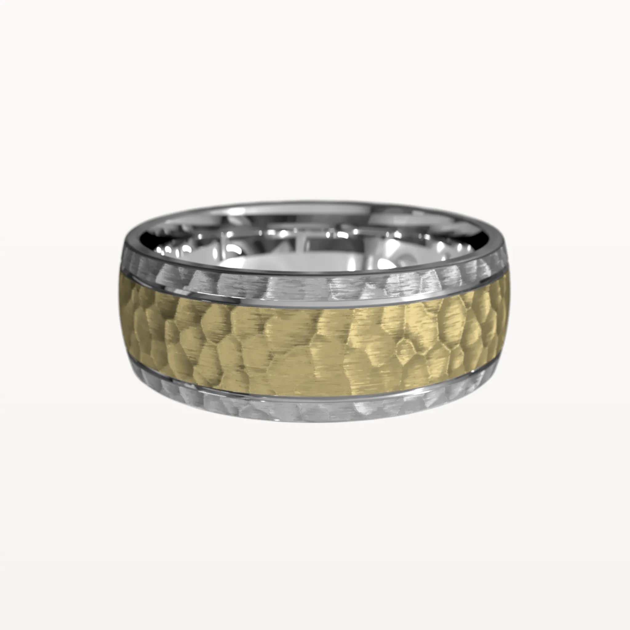 Hammered Hand-Carved Dual Chanel Band