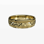 Dual Channel Milgrain Facet Band