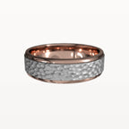 Matte Hammered Polished Edge Band - Eden & Co