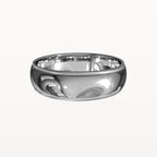 Polished Milgrain Edged Band - Eden & Co