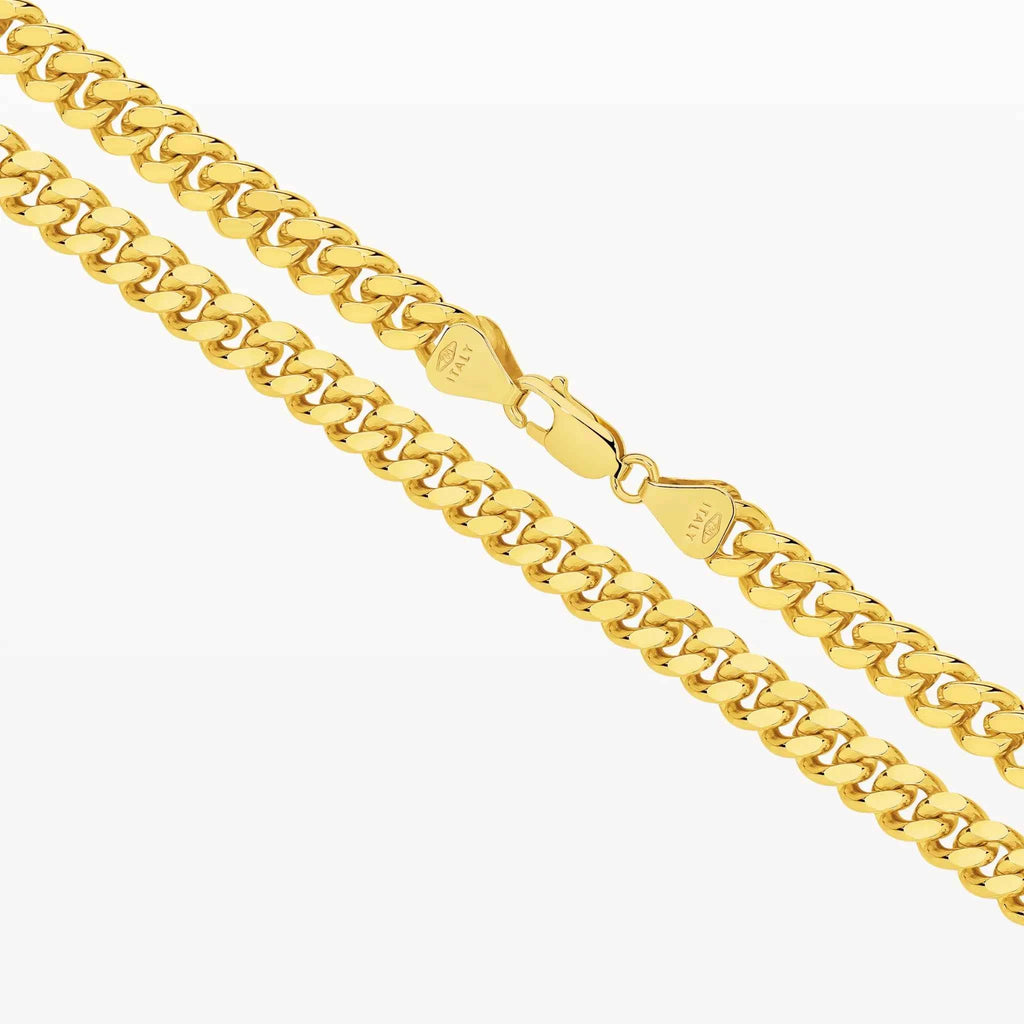 Italian Diamond Cut Curb Bracelet