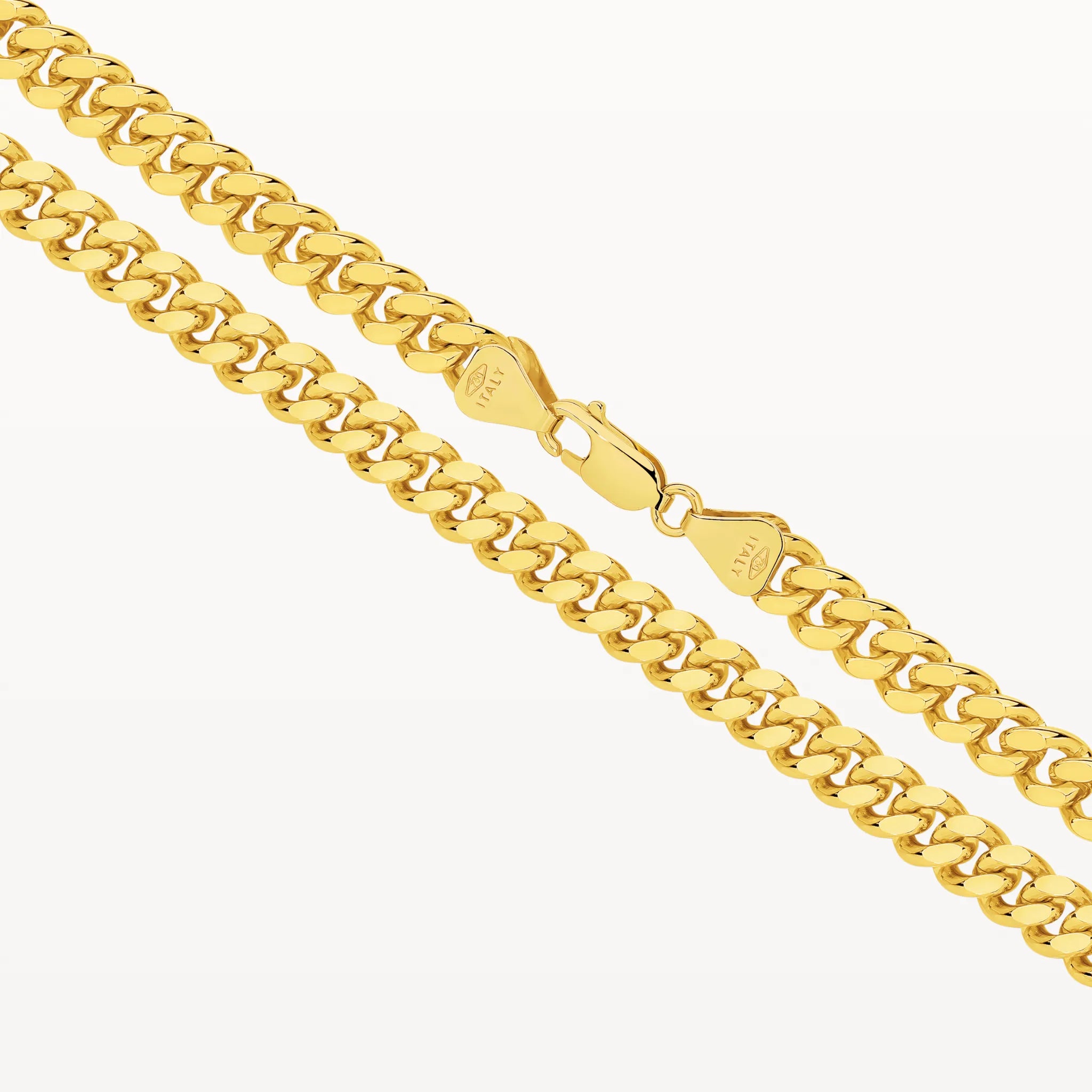 Italian Diamond Cut Curb Bracelet