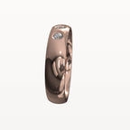 Half Round Trio Flush Set Diamond Band - Eden & Co