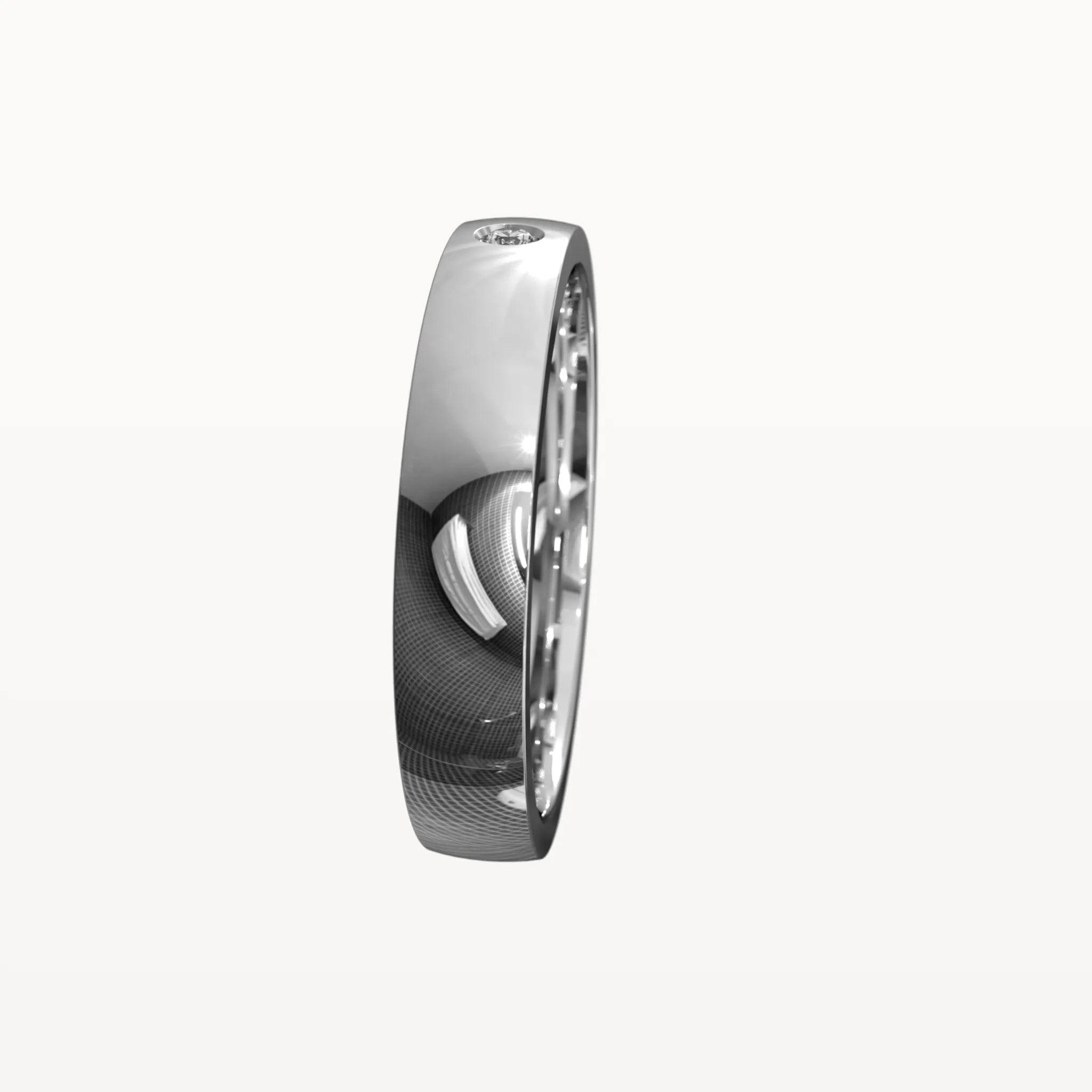 Hammer Set Diamond Band