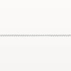White Gold Diamond Cut Flat Curb - Eden & Co