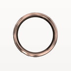 Classic Brushed Flat Band with Polished Edges - Eden & Co