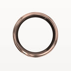 Diamond Parallel Panelled Brushed Band