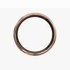 Ice Matte Milgrain Edged Band - Eden & Co