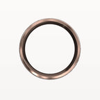 Matte Hammered Polished Edge Band - Eden & Co