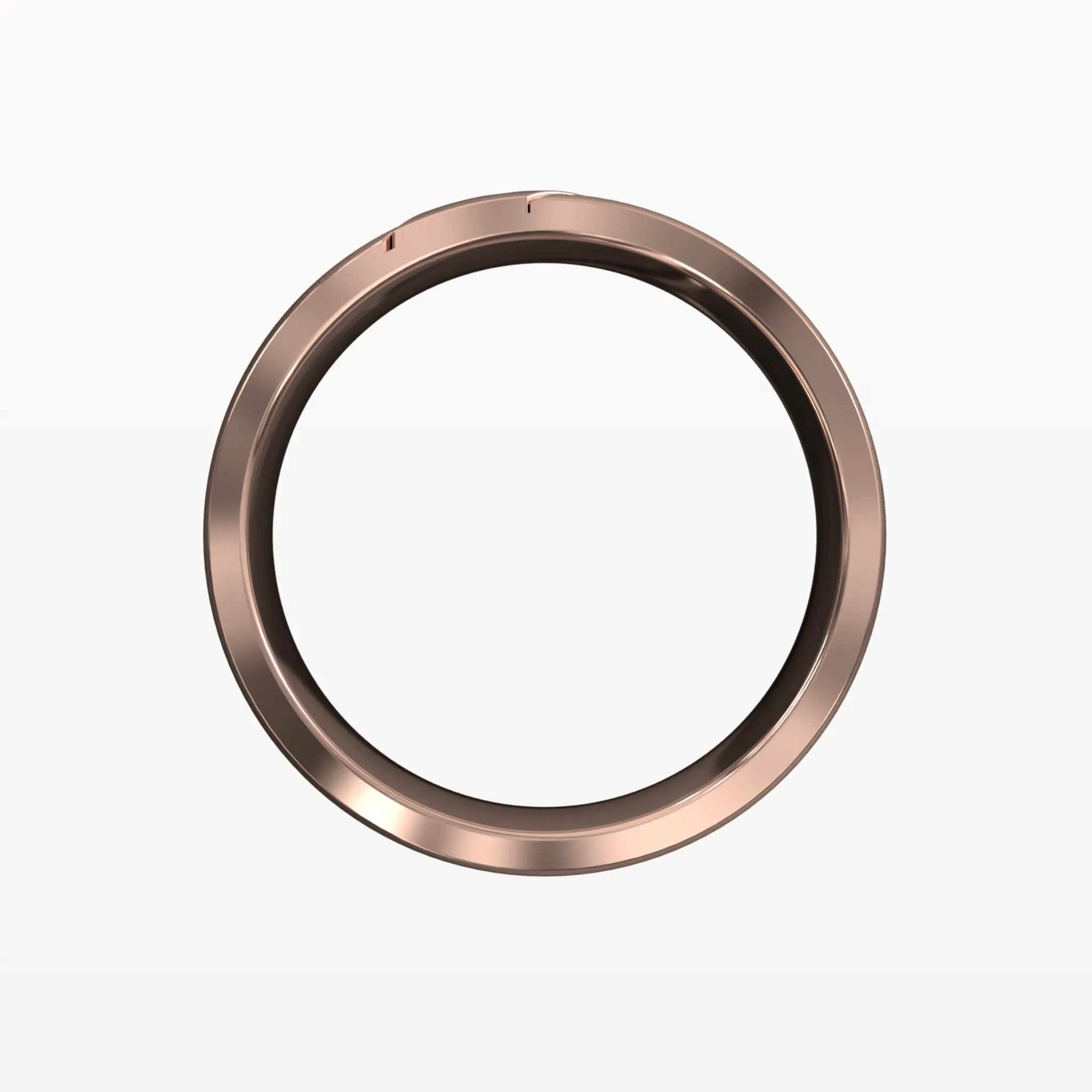 Three Diamond Brushed Channel Ring - Eden & Co