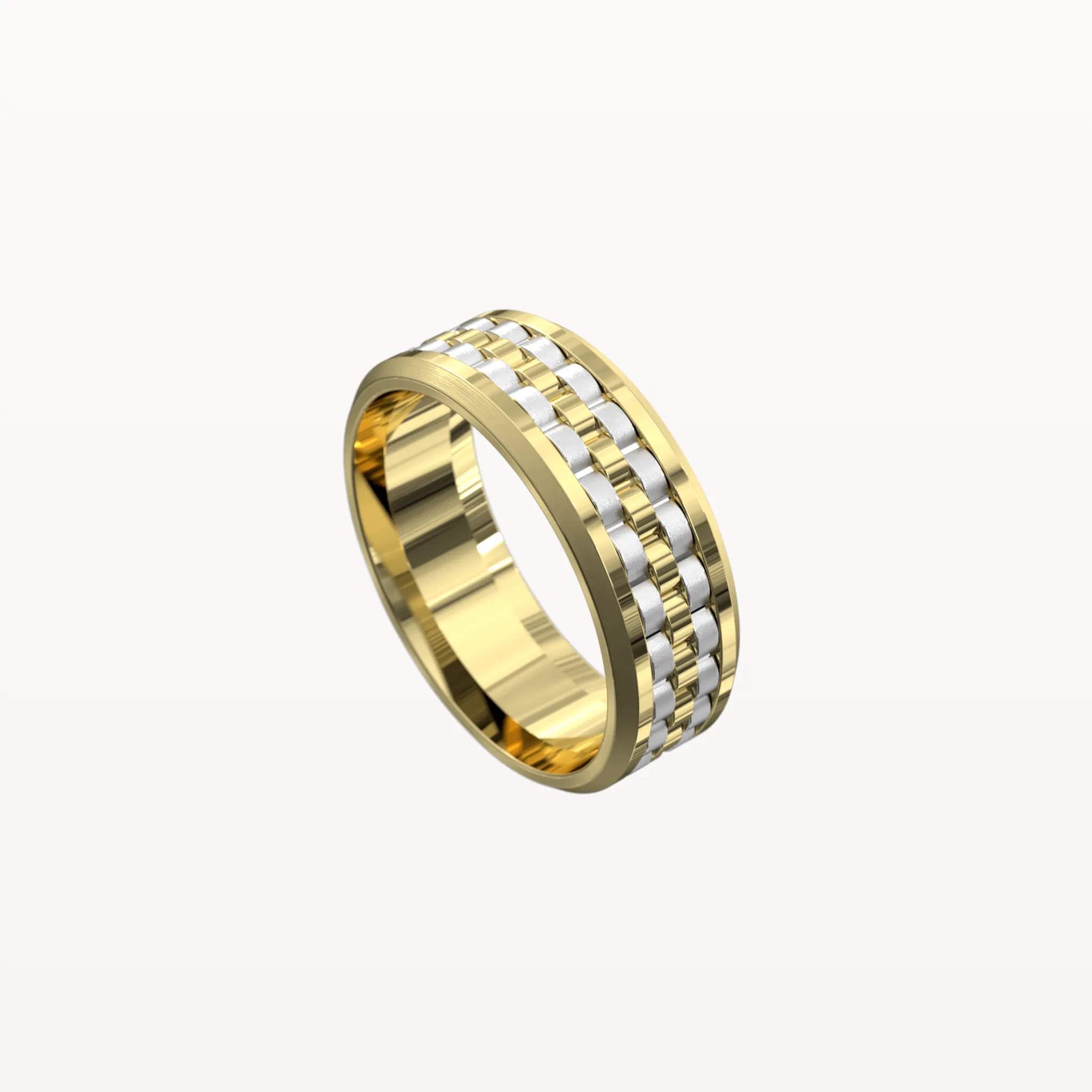 Hand-Carved Watch Link Band