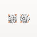 Four Claw Diamond Studs - Lab Diamond