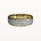 Matte Hammered Polished Edge Band - Eden & Co