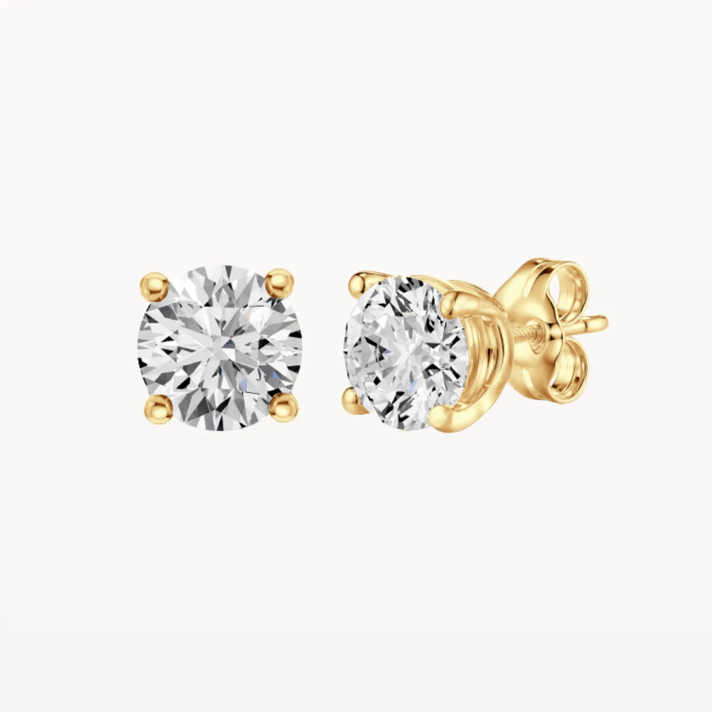 Four Claw Diamond Studs - Lab Diamond