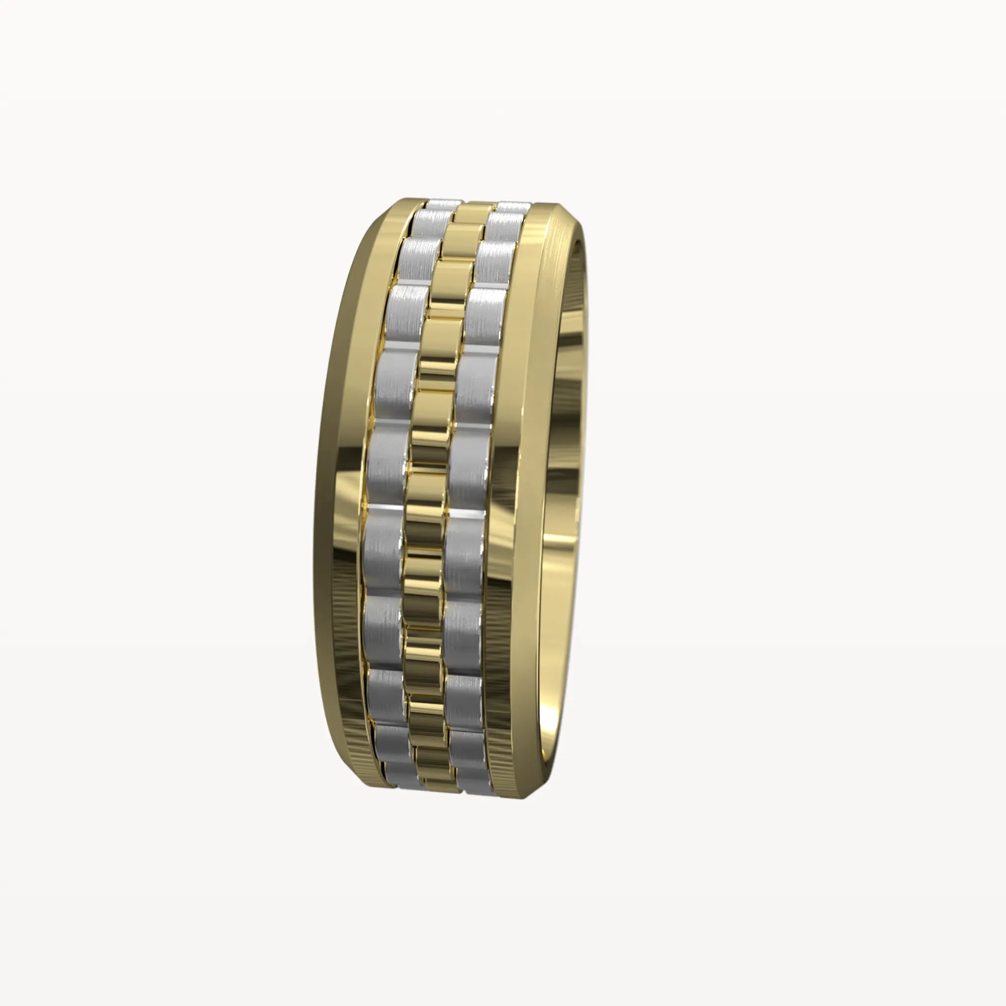 Hand-Carved Watch Link Band