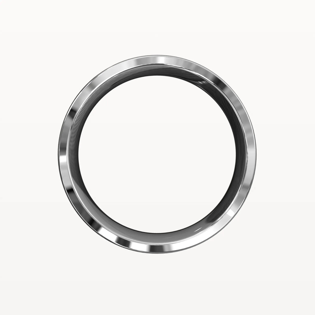 Brushed Greek Key Pattern Band