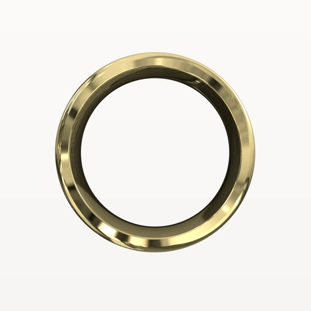 Geometric Square-Set Diamond Band