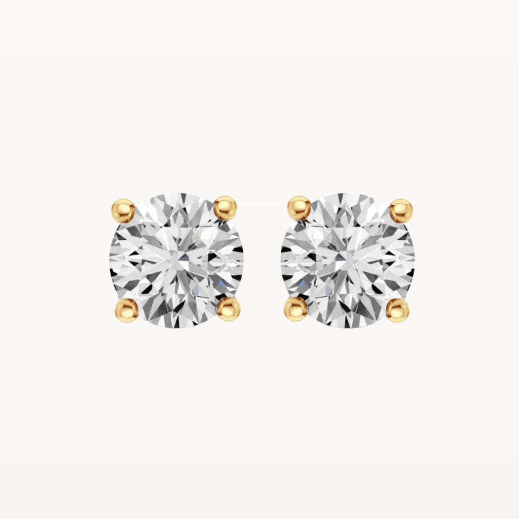 Four Claw Diamond Studs - Lab Diamond