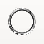 Three Diamond Brushed Channel Ring - Eden & Co