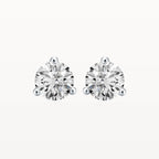 Three Claw Diamond Studs - Natural Diamond - Eden & Co