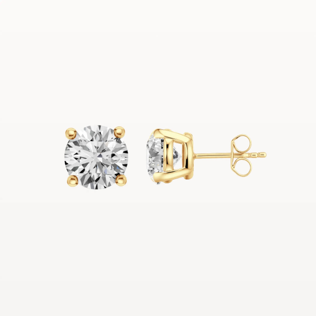Four Claw Diamond Studs - Lab Diamond